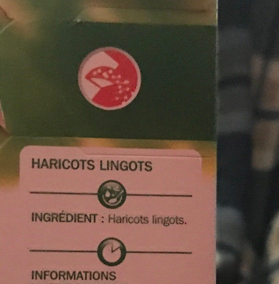 Marque Repère Haricots lingots packshot