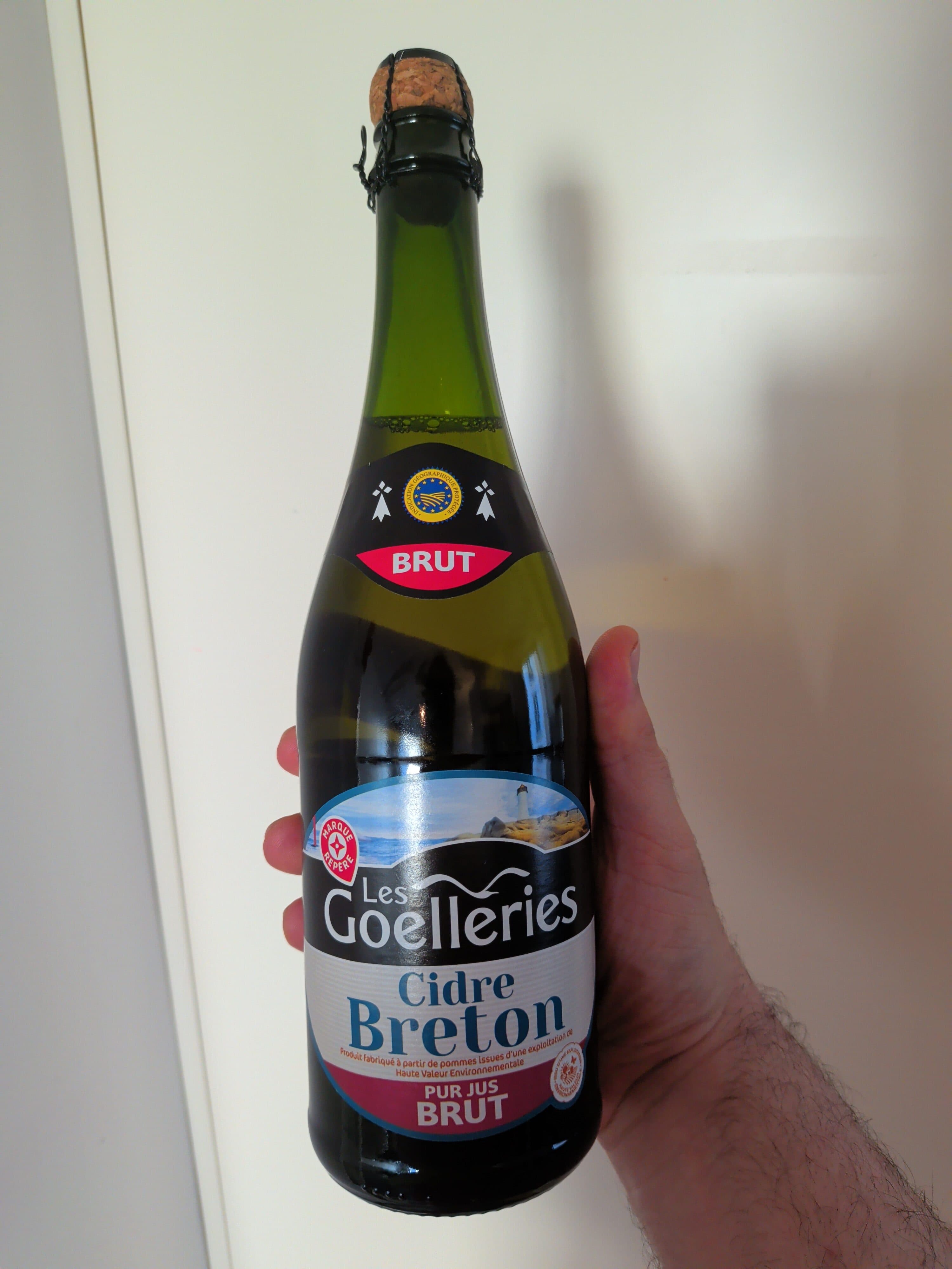 Marque Repère Cidre bouché breton brut 5 % packshot