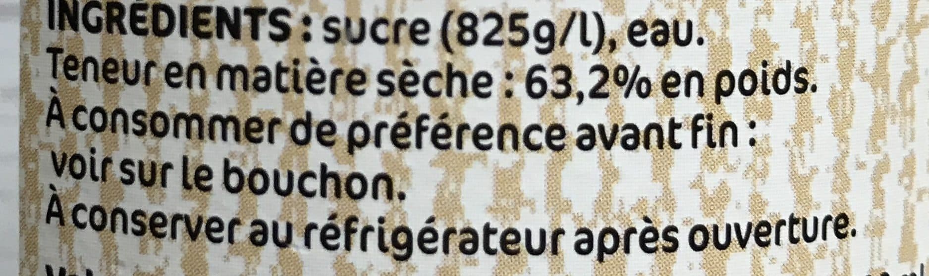 Marque Repère Sirop de Sucre de Canne packshot