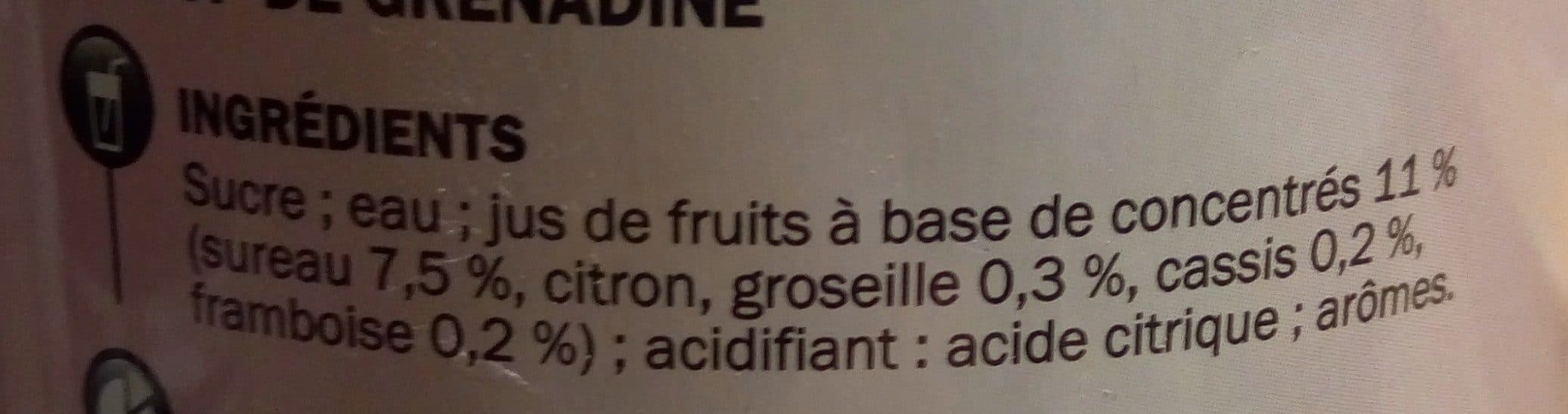 Marque Repère Sirop de grenadine packshot