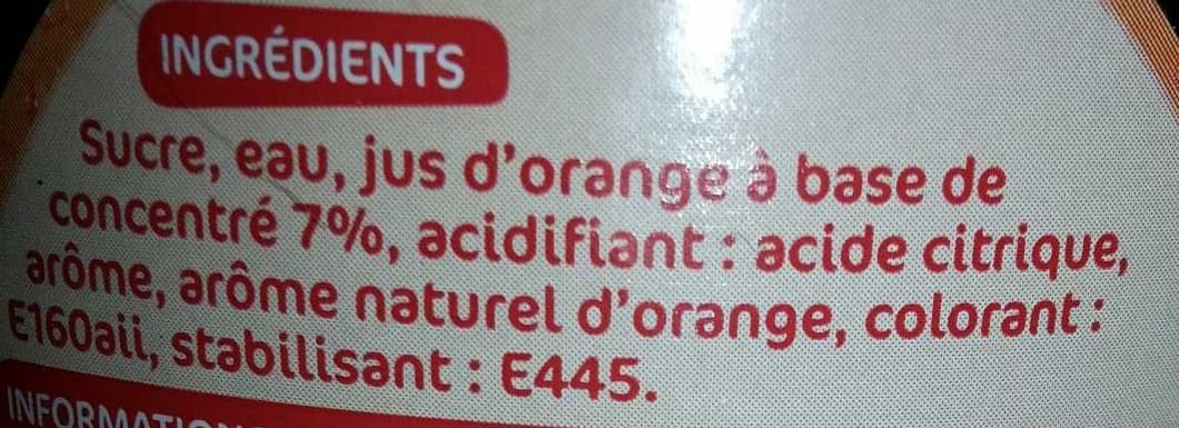 Marque Repère Sirop d'Orange pur sucre packshot