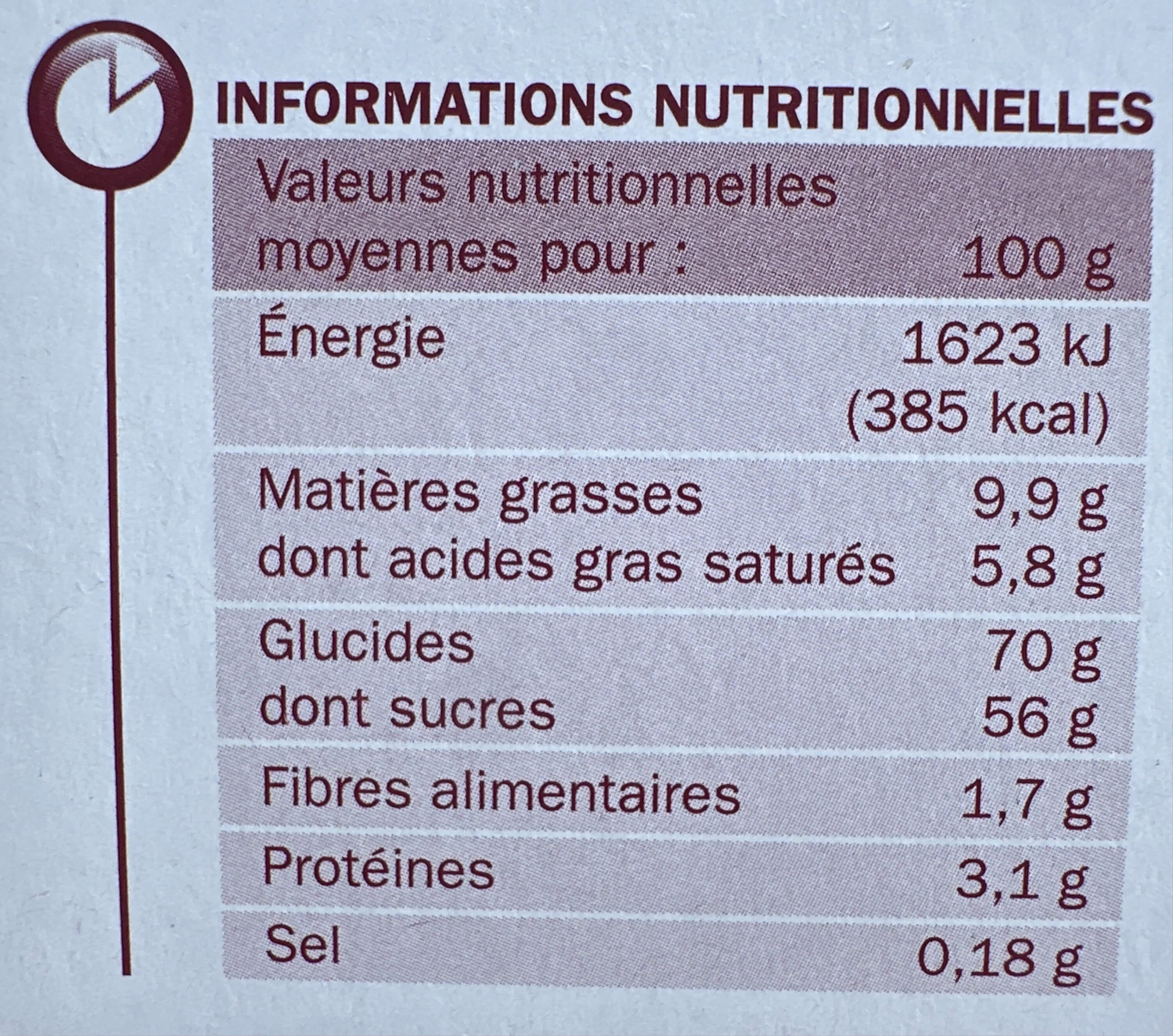 Marque Repère Génoises fourrées à la cerise nappées de chocolat blanc packshot