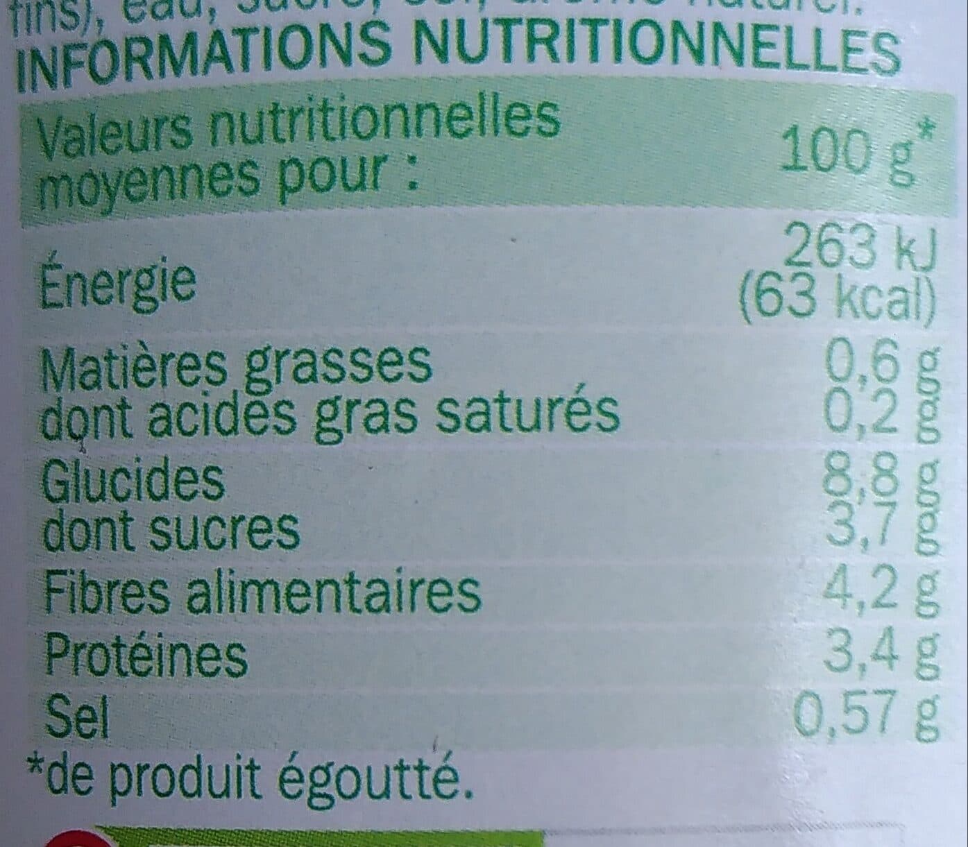 Marque Repère Petits pois carottes extra fins bocal packshot