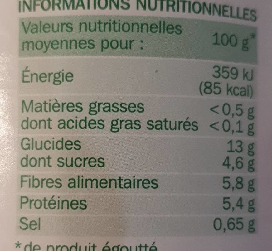 Marque Repère Petits pois à l\'étuvée très fins packshot