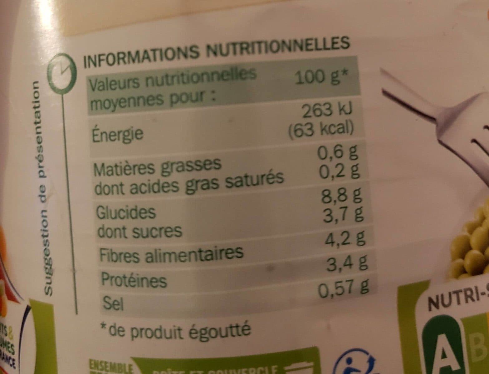 Marque Repère Petits pois carottes très fins packshot