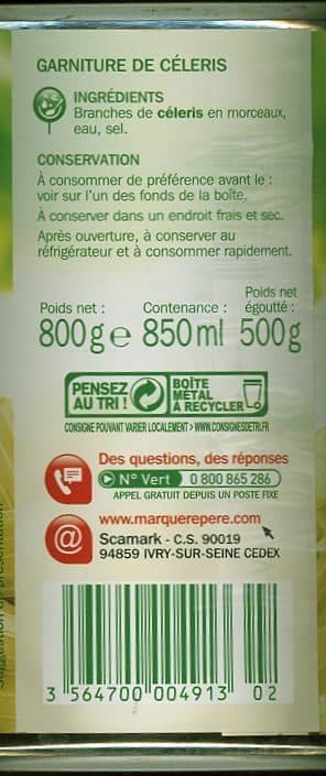 Marque Repère Garniture de céleri 4/4 packshot