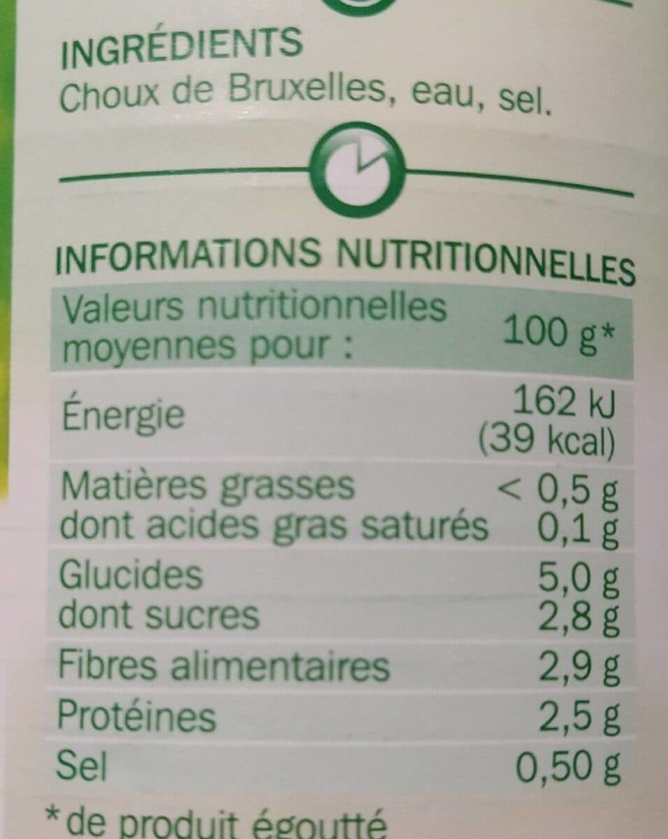 Marque Repère Choux de Bruxelles packshot