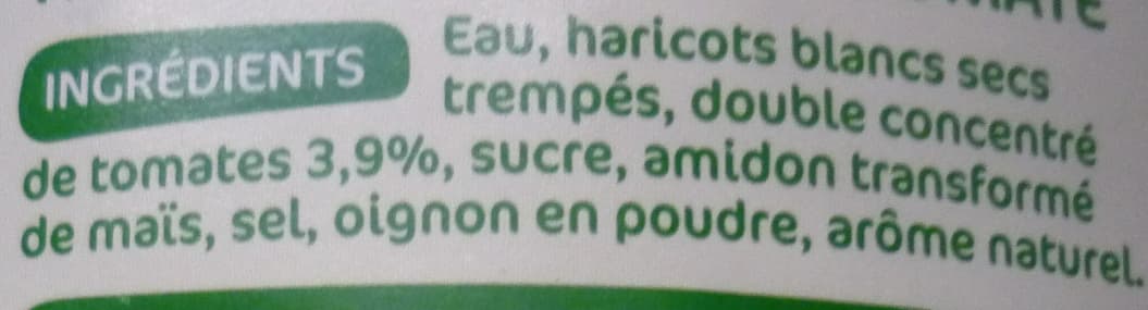 Marque Repère Haricots blancs à la tomate packshot
