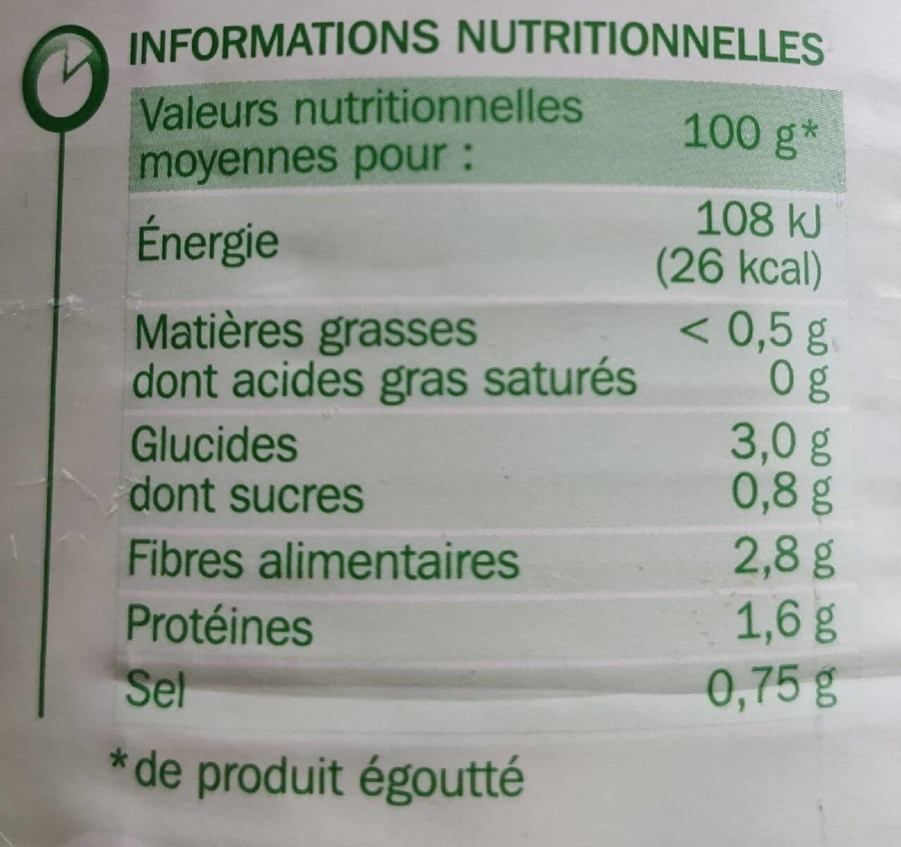Notre Jardin Haricots verts très fins packshot