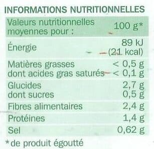 Marque Repère Haricots verts extra fins 4/4 packshot