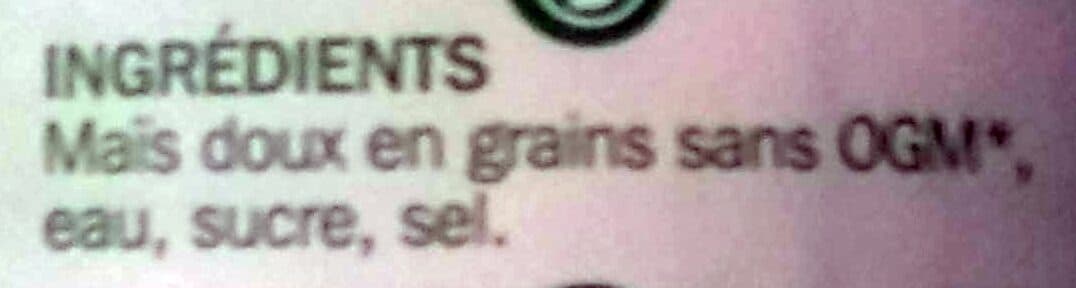 Marque Repère Maïs Tendre en grains lot de 2 packshot