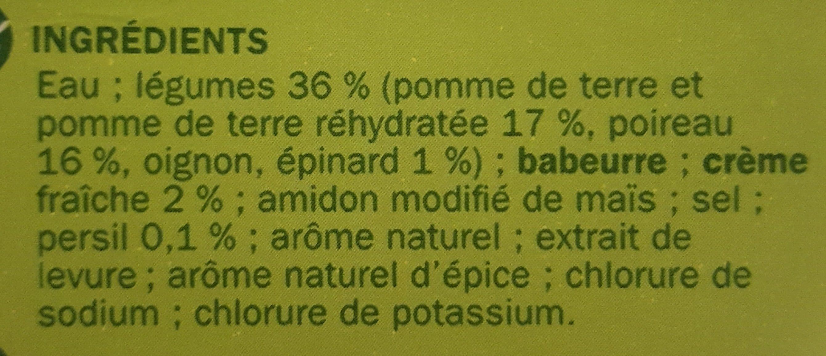 Marque Repère Velouté de poireaux et pommes de terre packshot