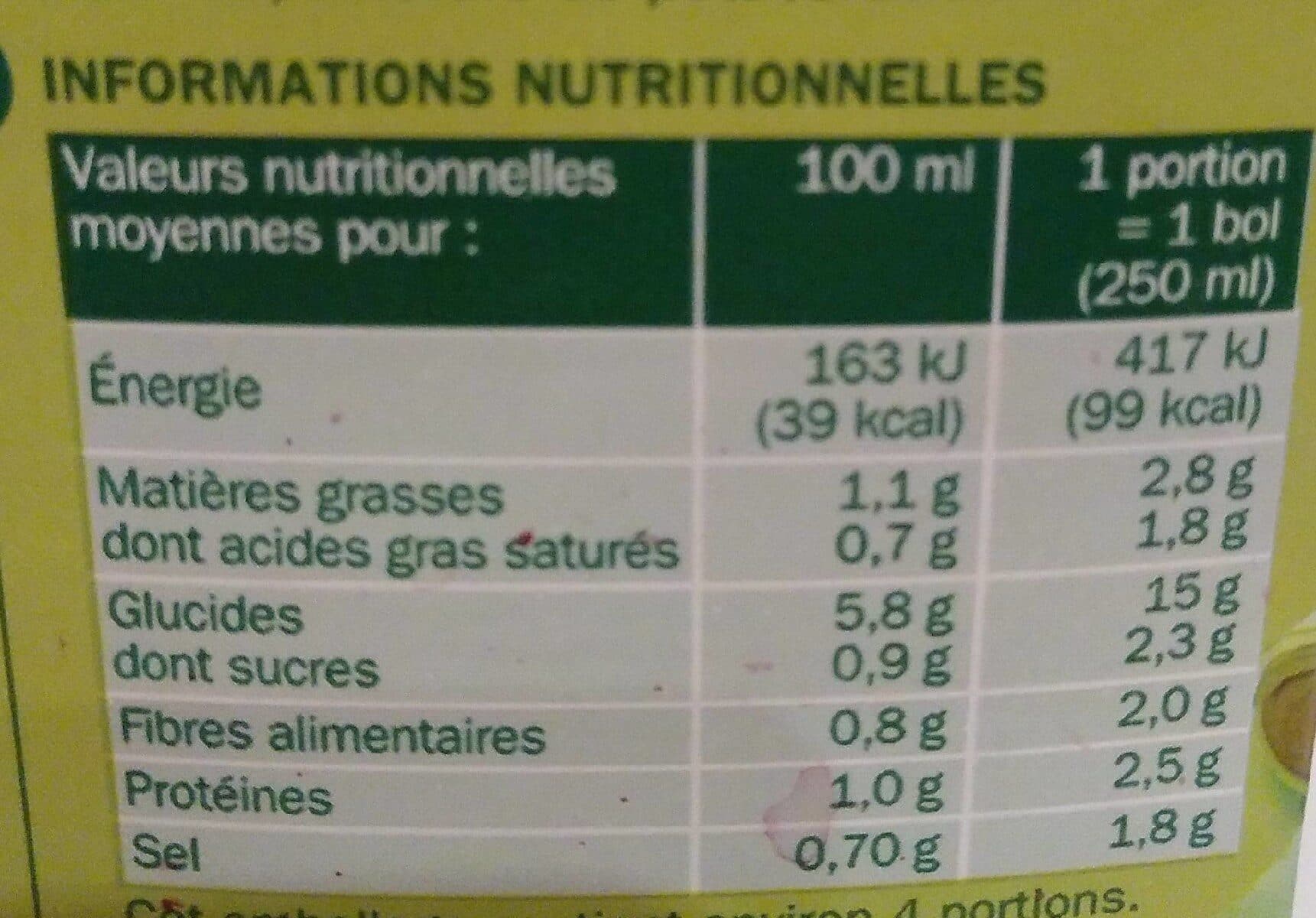 Marque Repère Velouté de poireaux et pommes de terre packshot