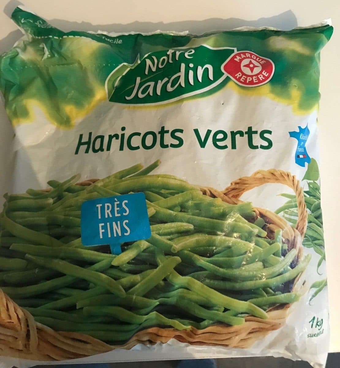 Marque Repère Haricots verts très fins packshot
