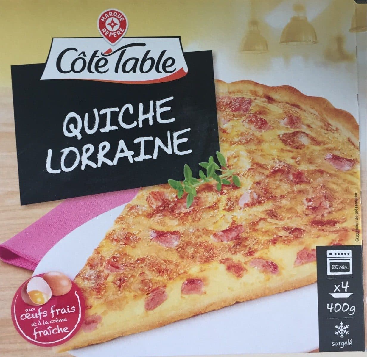 Marque Repère Quiche lorraine packshot