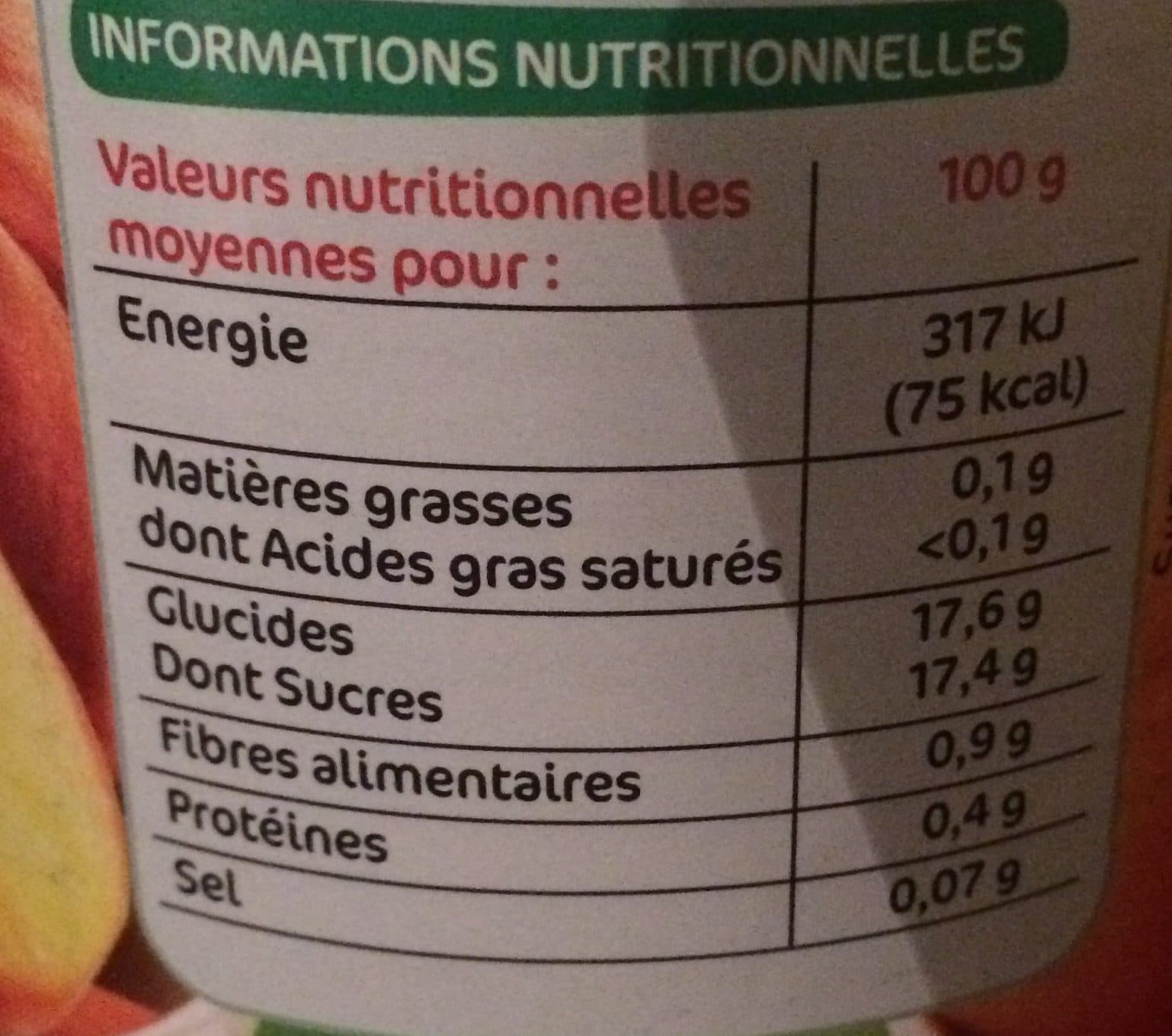 Marque Repère Pêches demi-fruits au sirop packshot