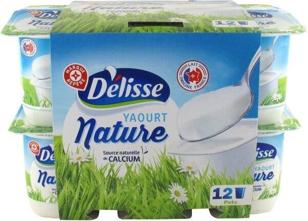 Délisse Yaourts nature packshot