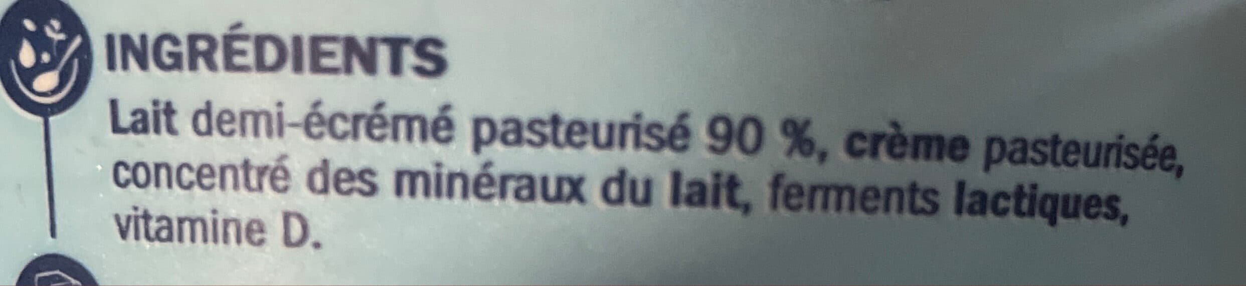 Délisse Fromage blanc au lait demi-écrémé, 3% de Mat. Gr. packshot