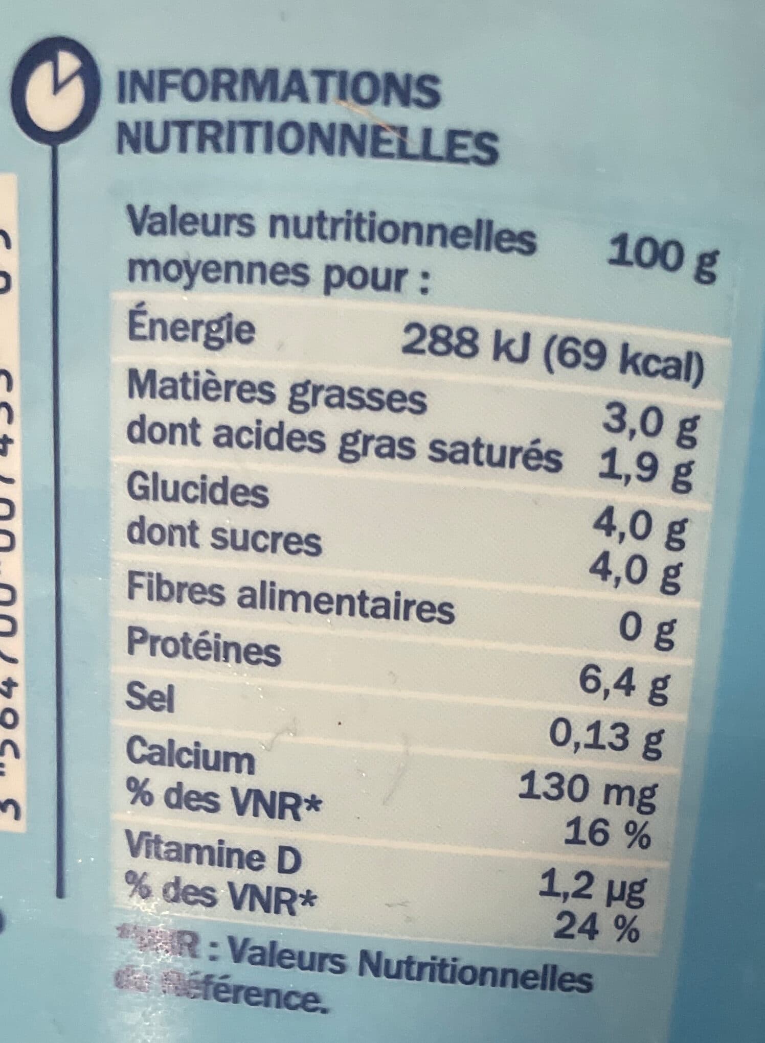 Délisse Fromage blanc au lait demi-écrémé, 3% de Mat. Gr. packshot