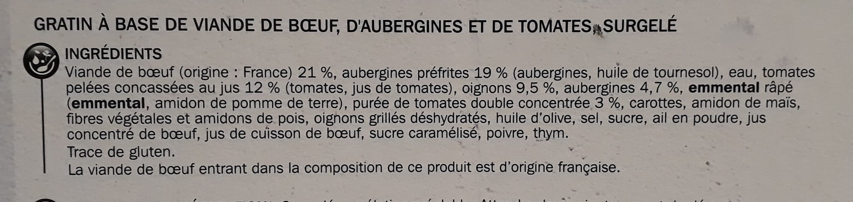 Marque Repère Moussaka à la grecque packshot
