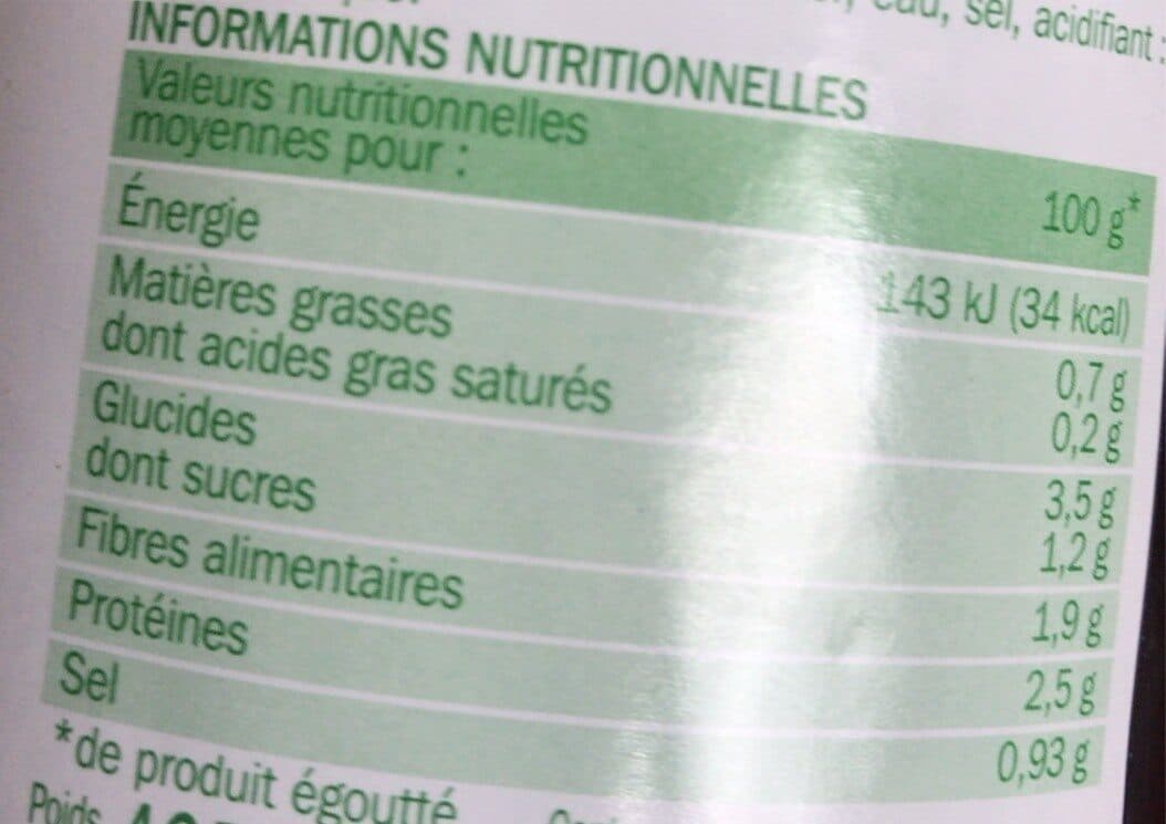 Marque Repère Coeurs de palmier bocal packshot