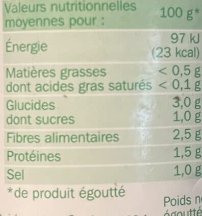 Marque Repère Haricots verts extra fins cueilli et rangés à la main 1/2 packshot