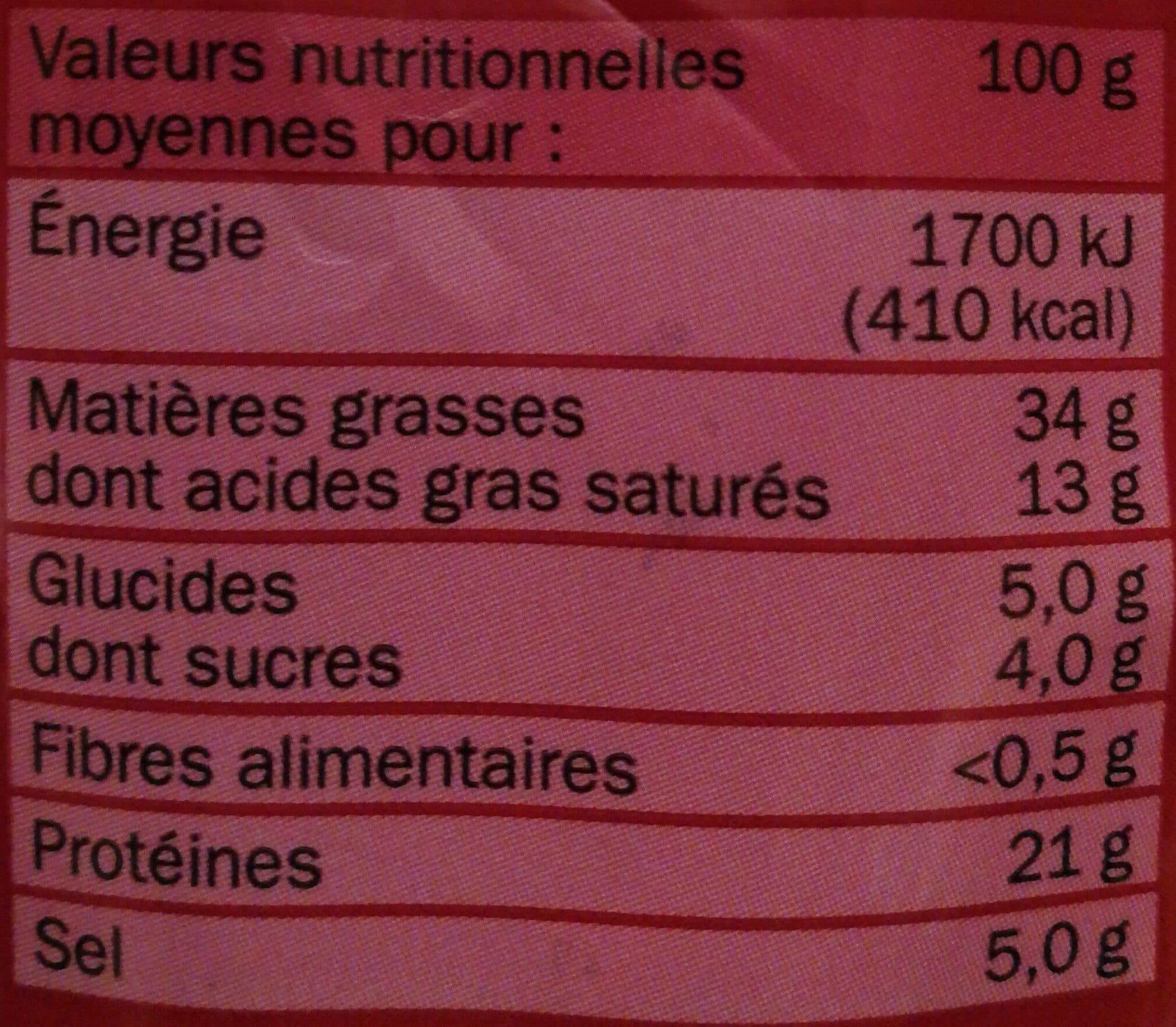 Marque Repère Chorizo Saint Azay fort Pur porc piment d'Espagne packshot