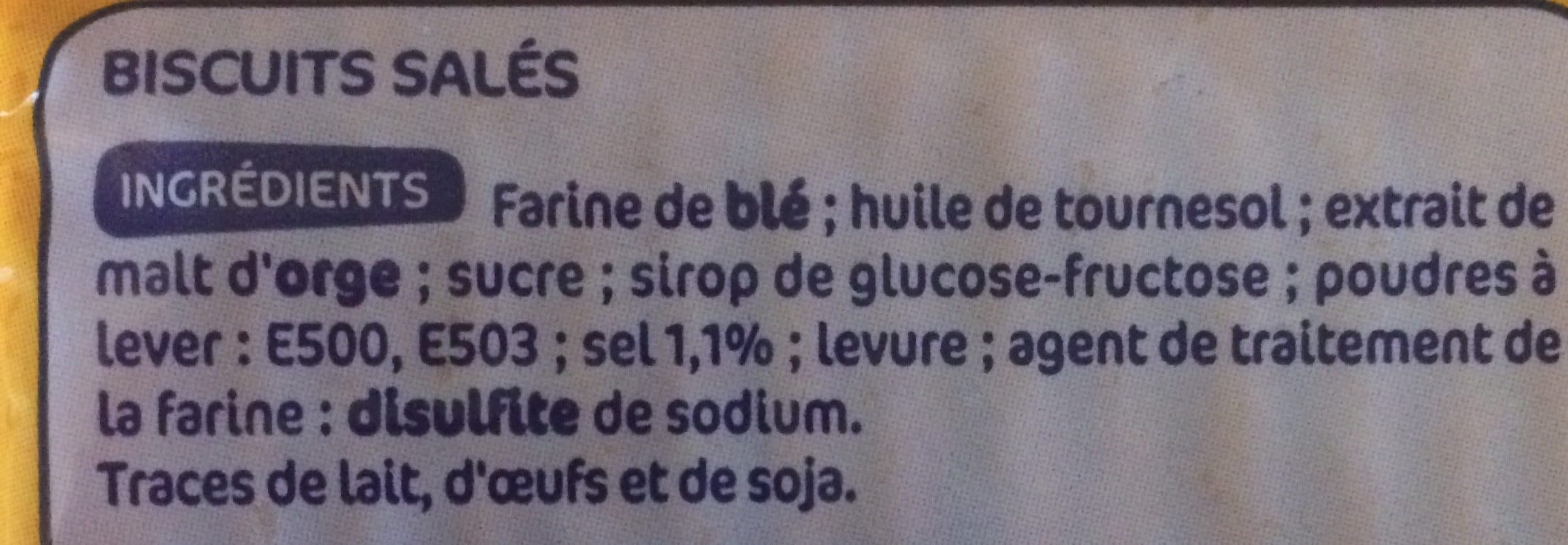 Marque Repère Biscuits salés crackers packshot