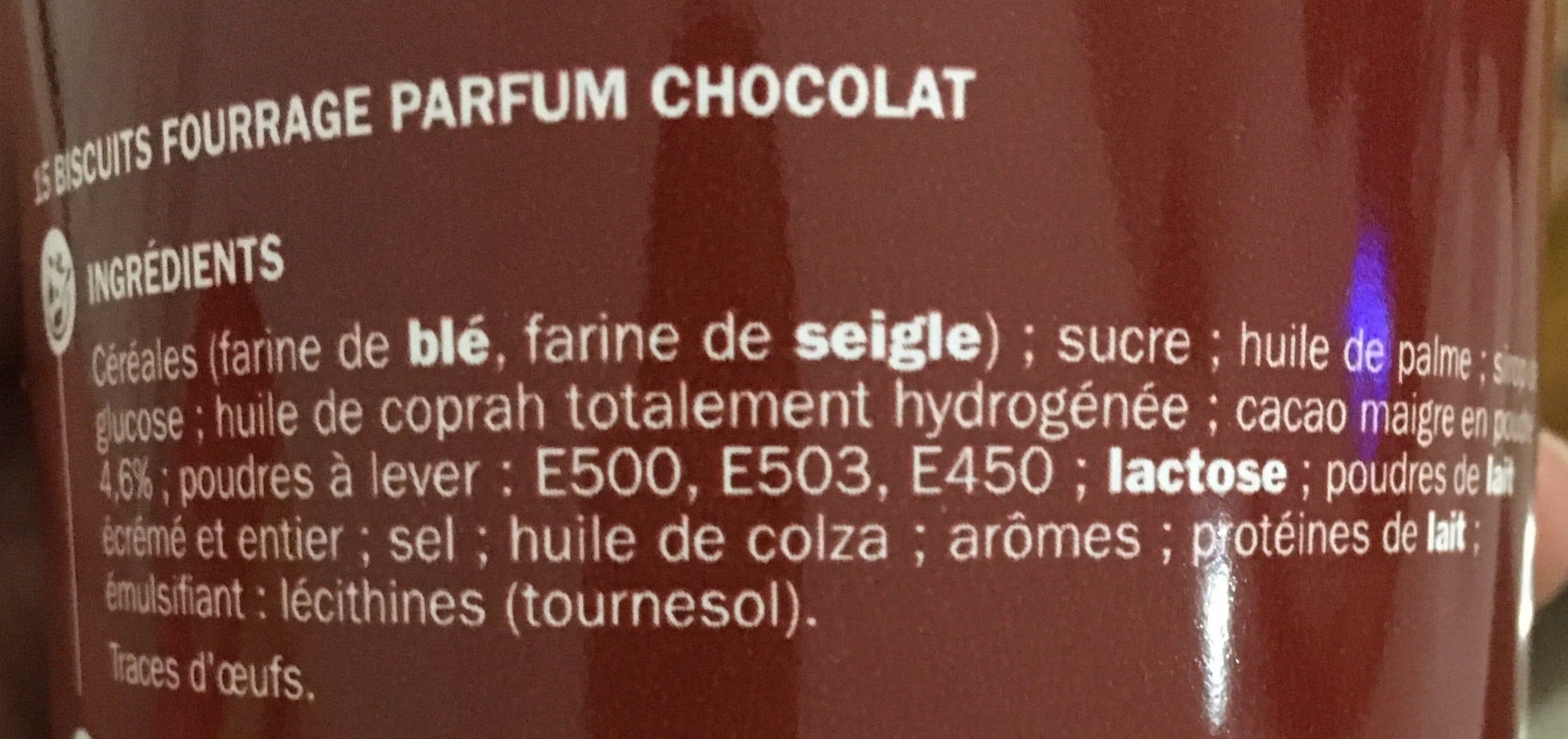 Marque Repère Goûters fourrés au chocolat packshot