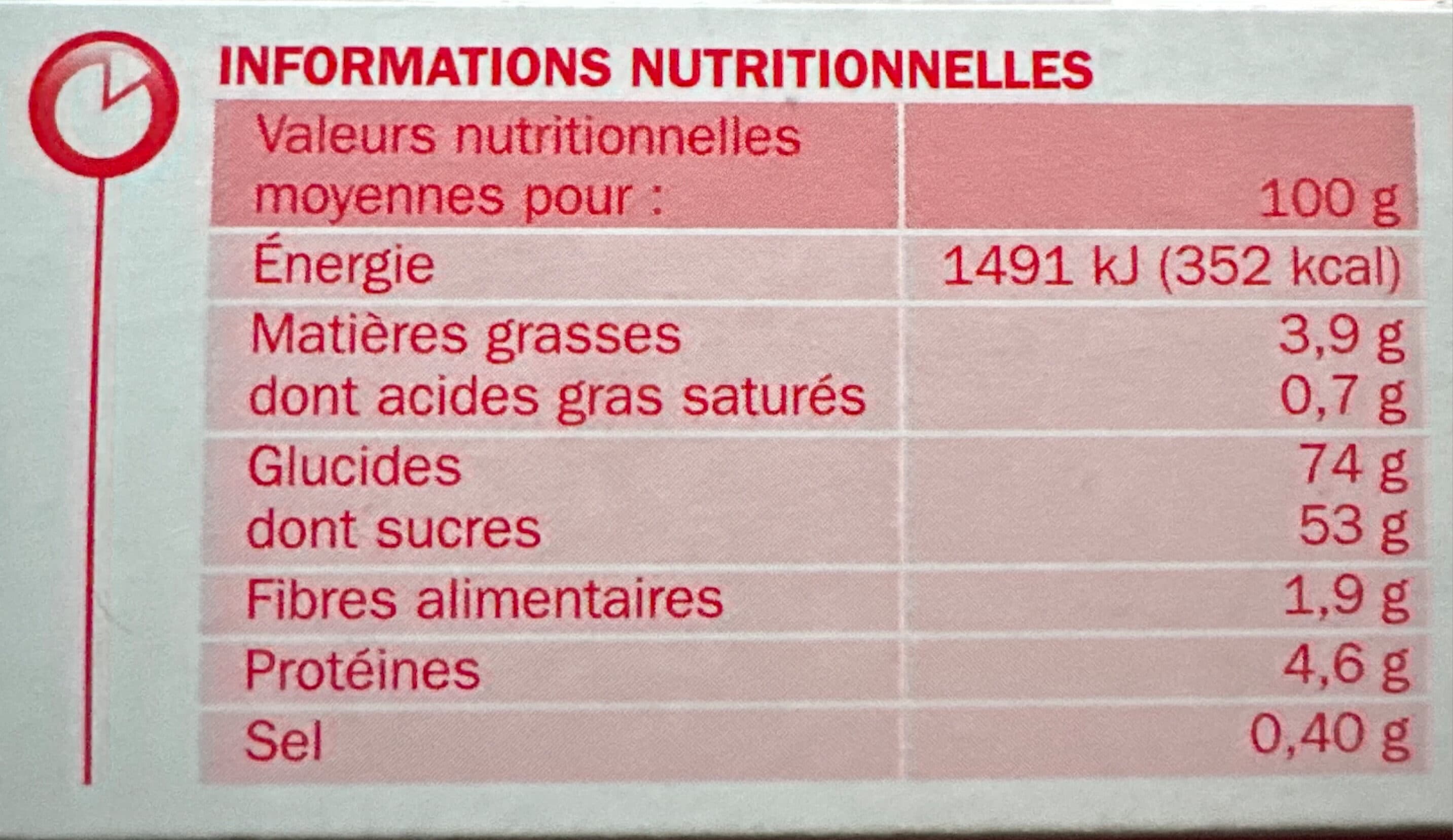 Marque Repère Barquettes à la fraise packshot