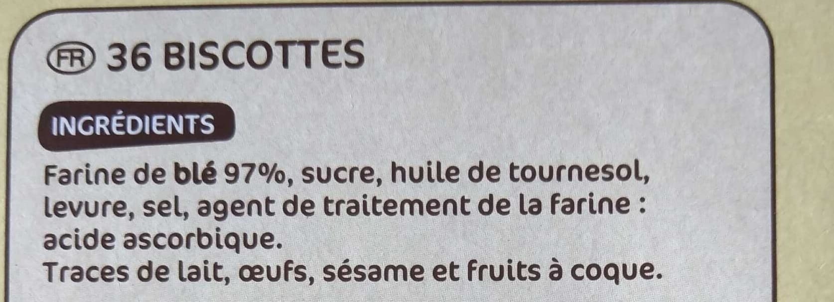 Marque Repère Biscottes x 36 packshot