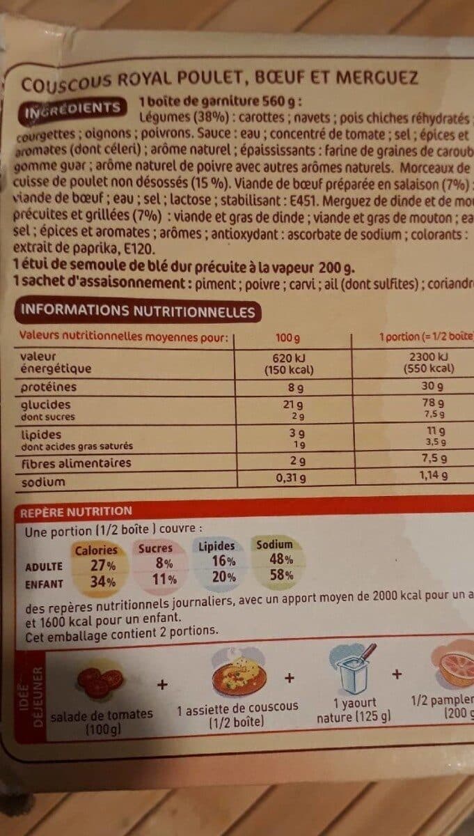 Marque Repère Couscous Royal packshot