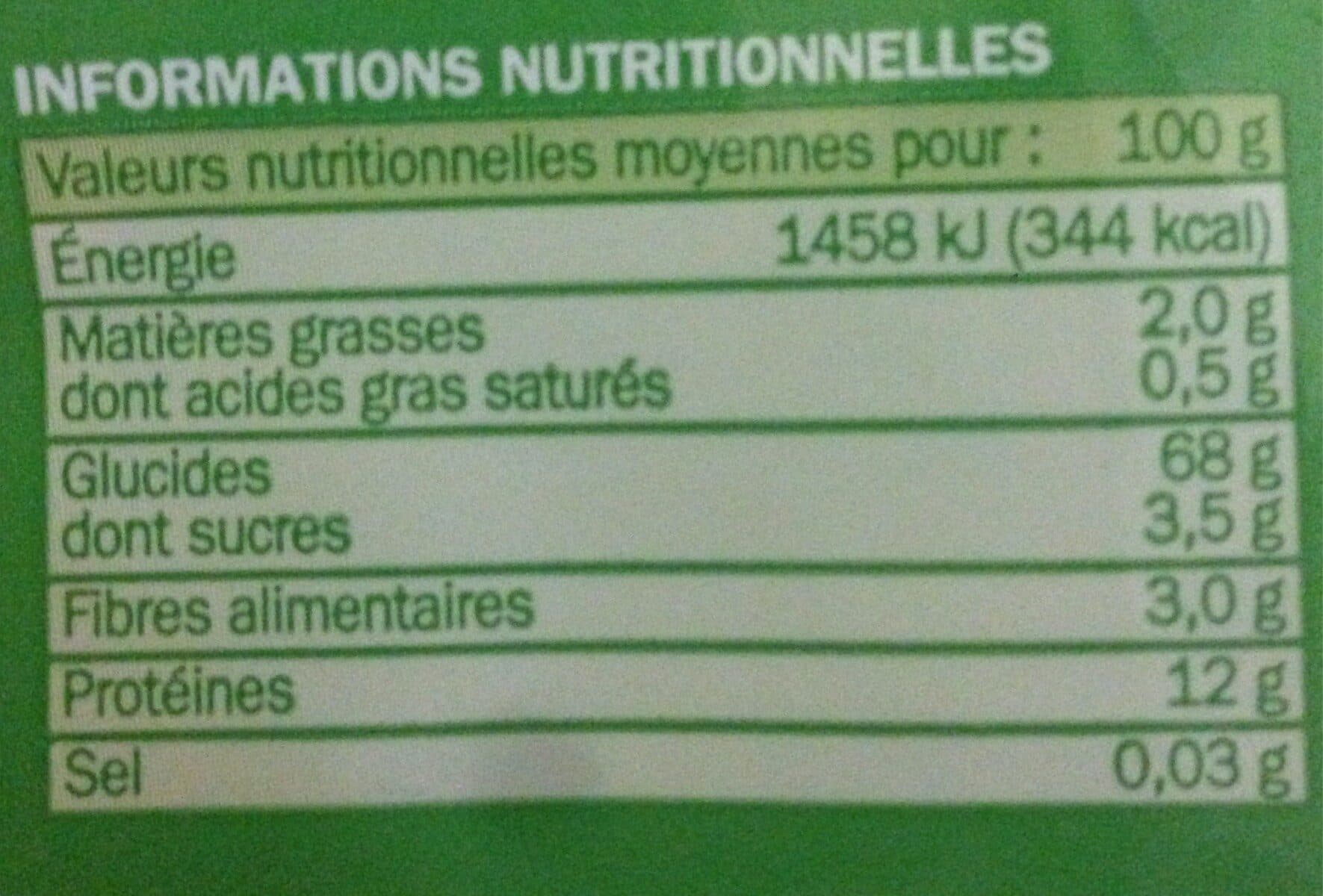 Marque Repère Coquillettes Turini packshot