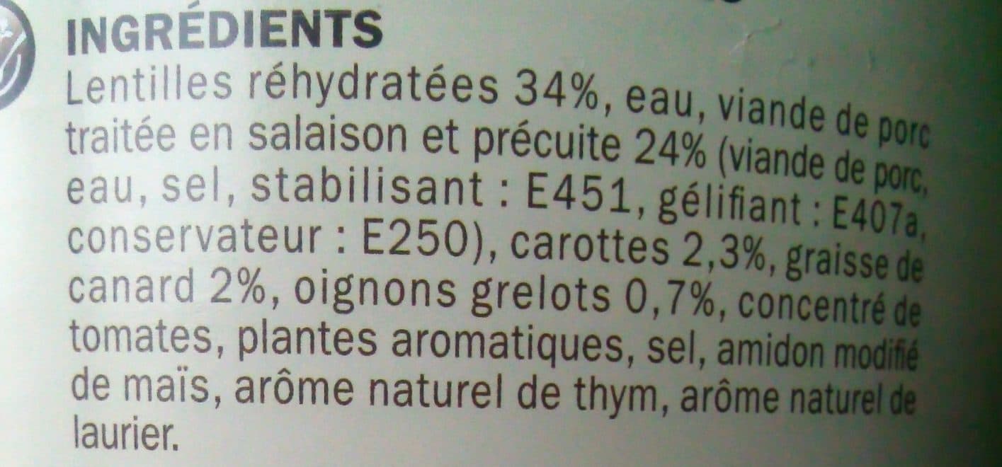 Marque Repère Petit salé aux lentilles packshot