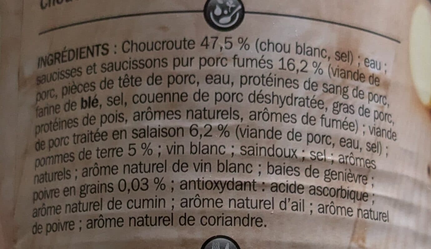 Marque Repère Choucroute garnie packshot