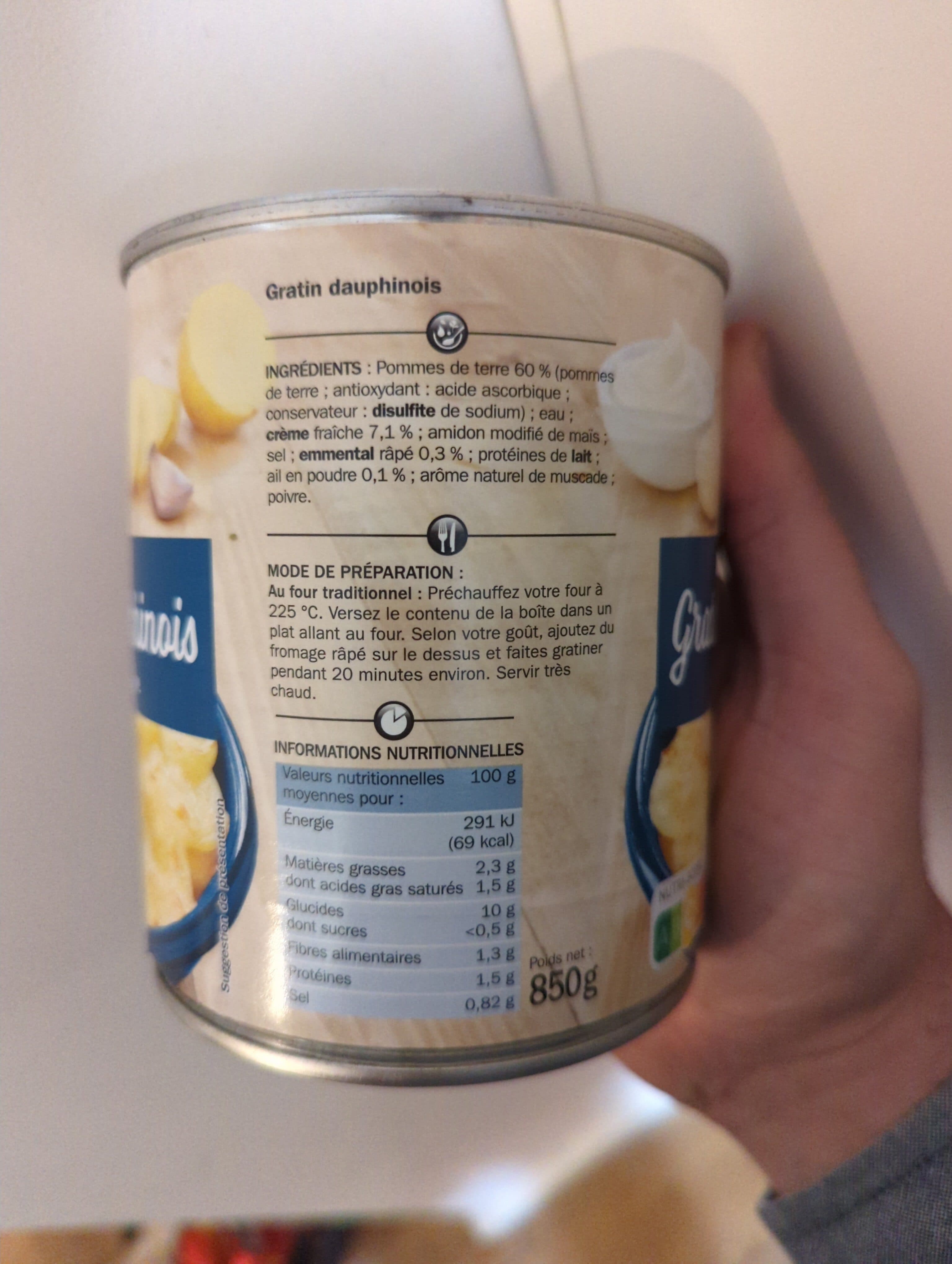 Marque Repère Gratin dauphinois packshot