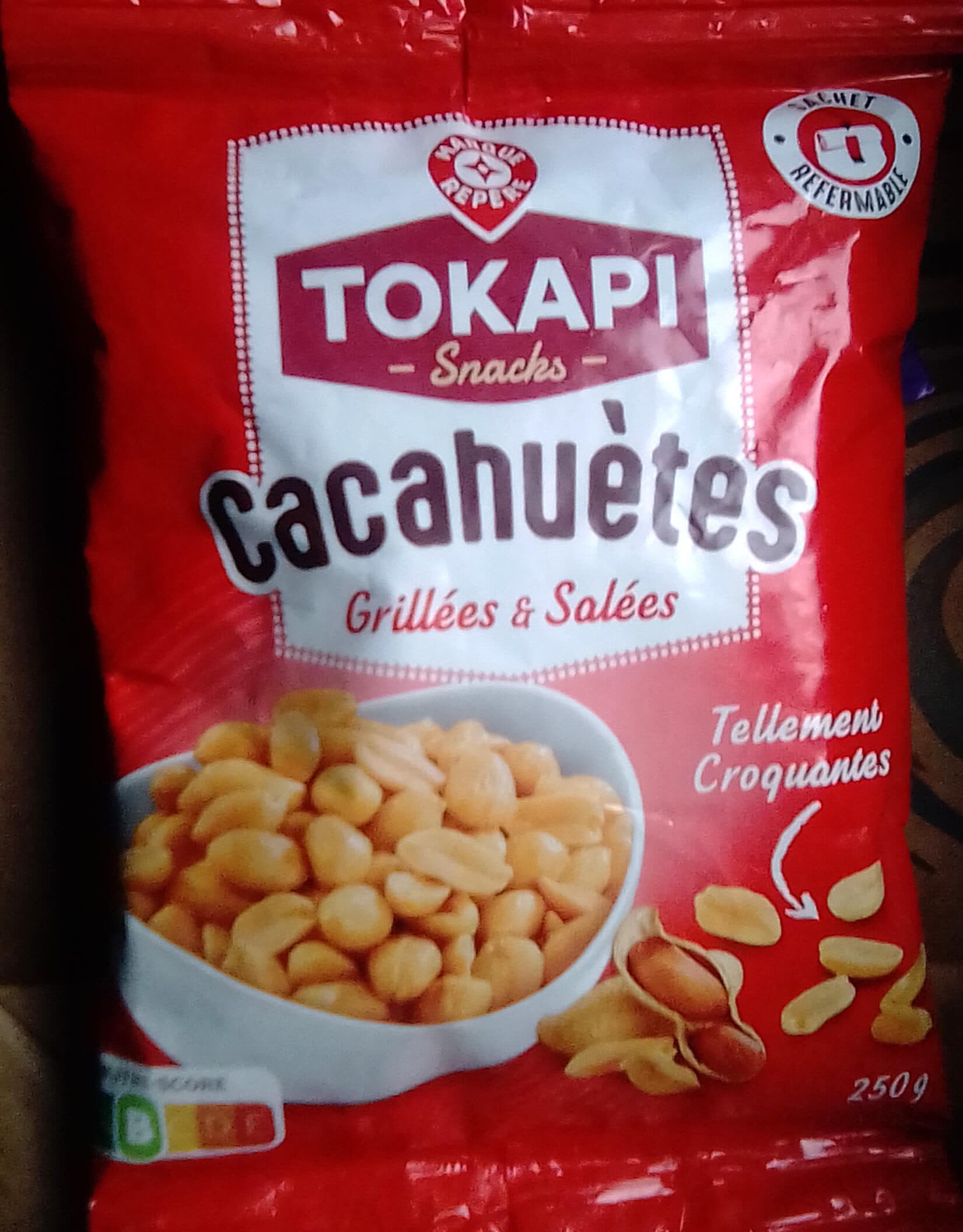 Marque Repère Cacahuètes - Grillées & Salées packshot
