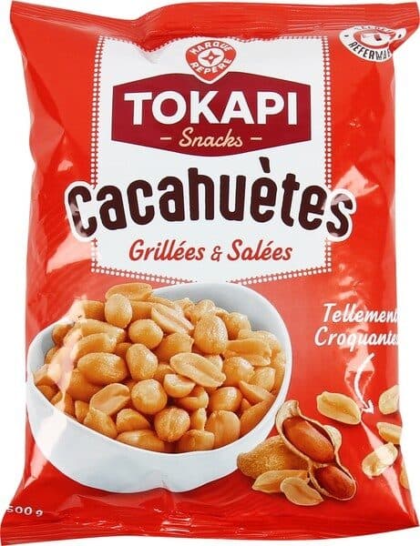 Marque Repère Cacahuètes Grillées et Salées packshot