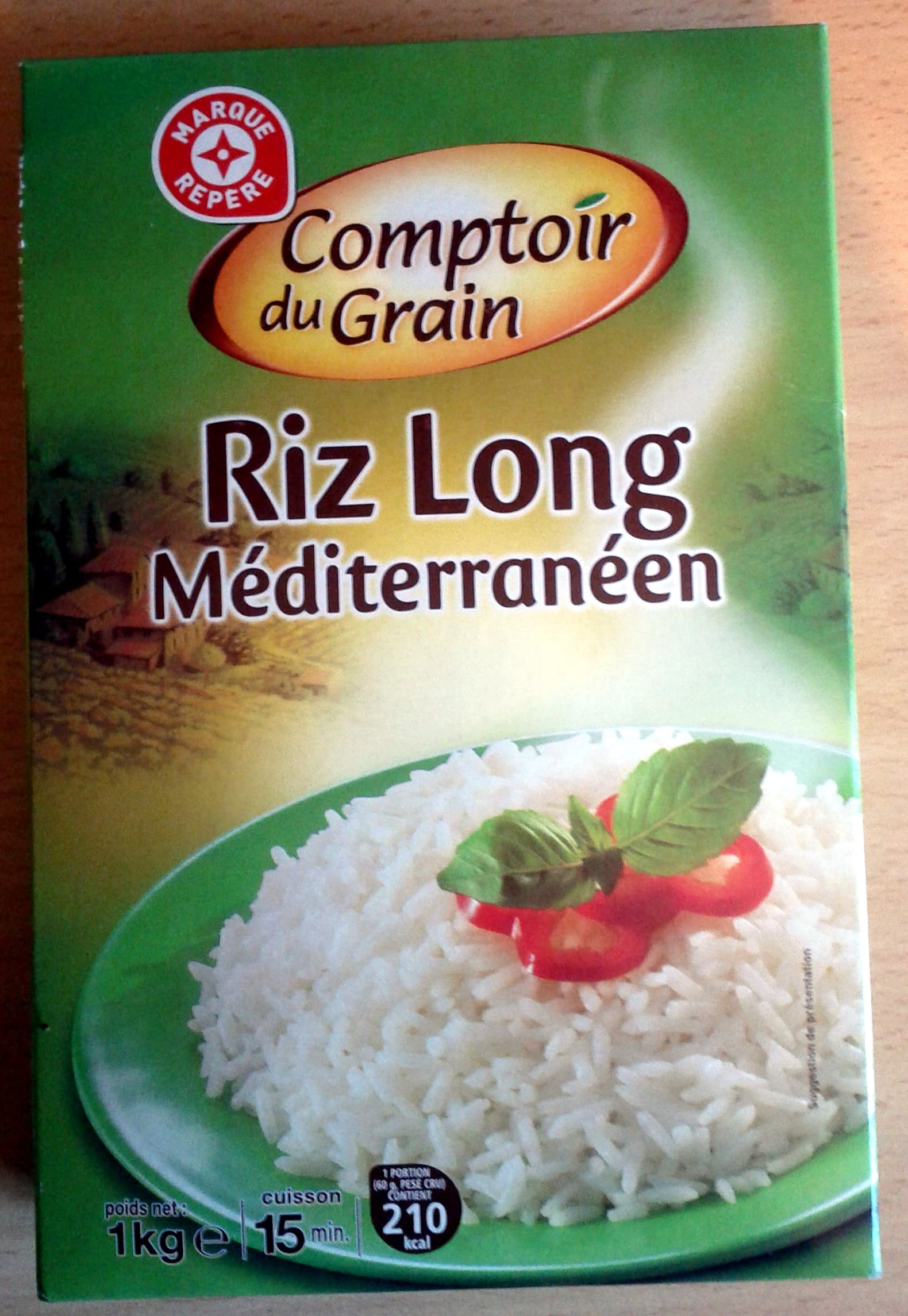 Marque Repère Riz long Méditerranéen packshot