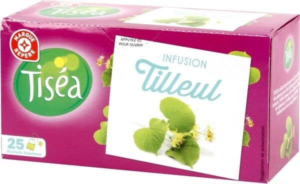 Marque Repère Infusion tilleul 25 sachets packshot