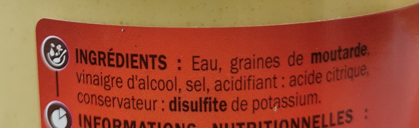 Marque Repère Moutarde de Dijon packshot