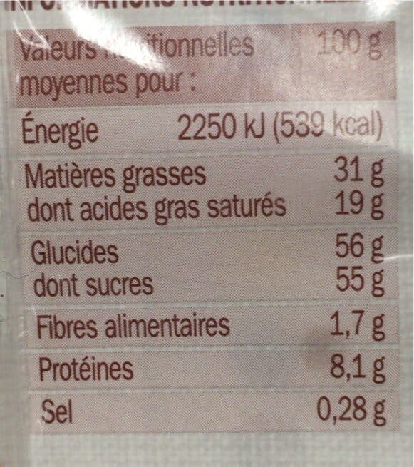Marque Repère Chocolat au Lait packshot