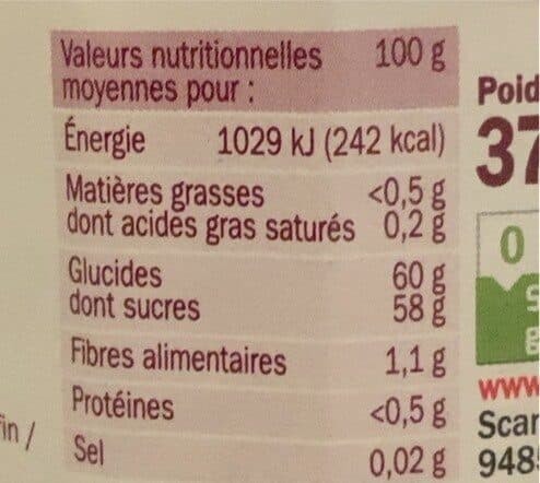 Marque Repère Confiture extra fraise packshot