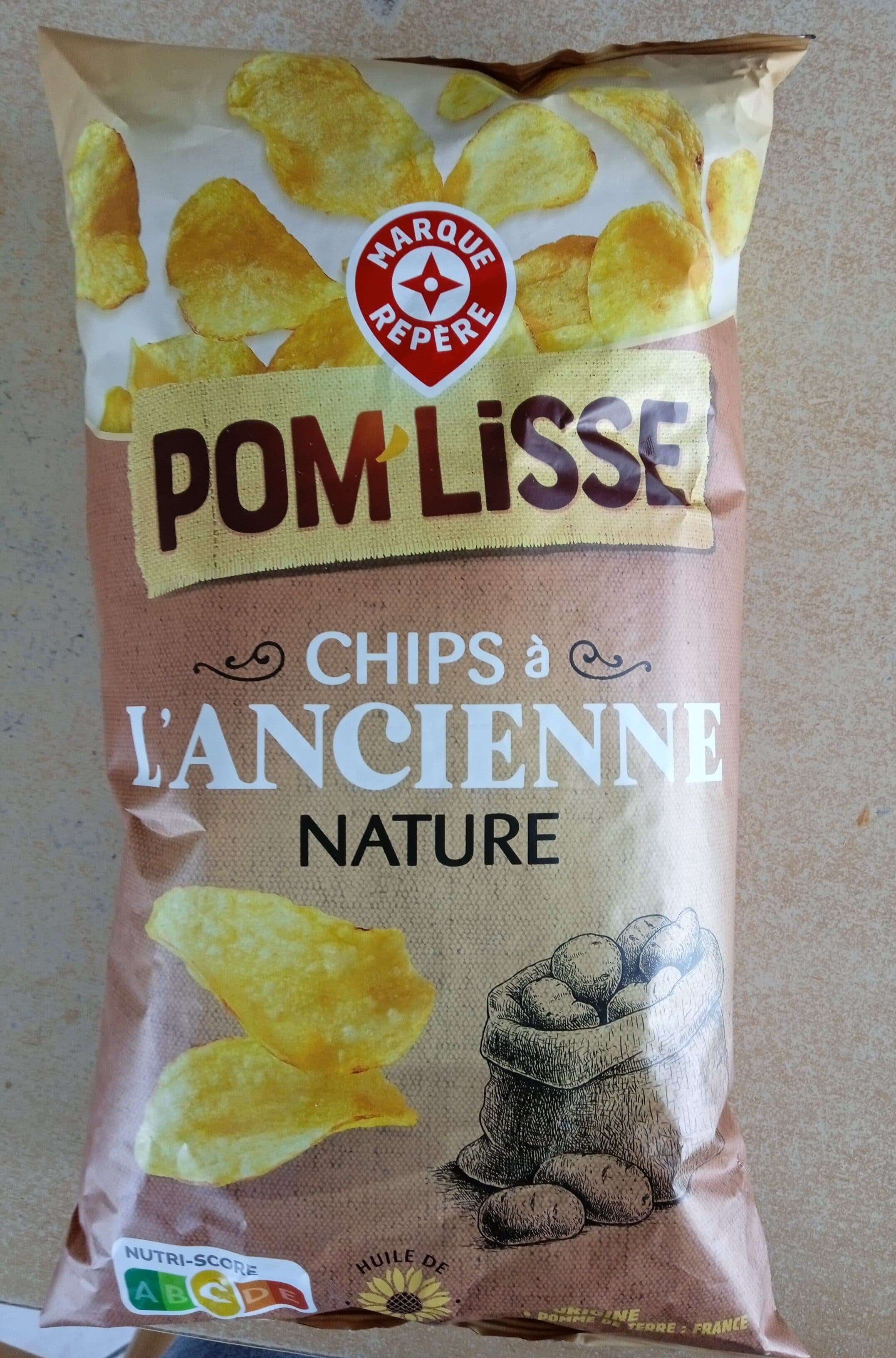 Marque Repère Chips à l'ancienne Nature packshot