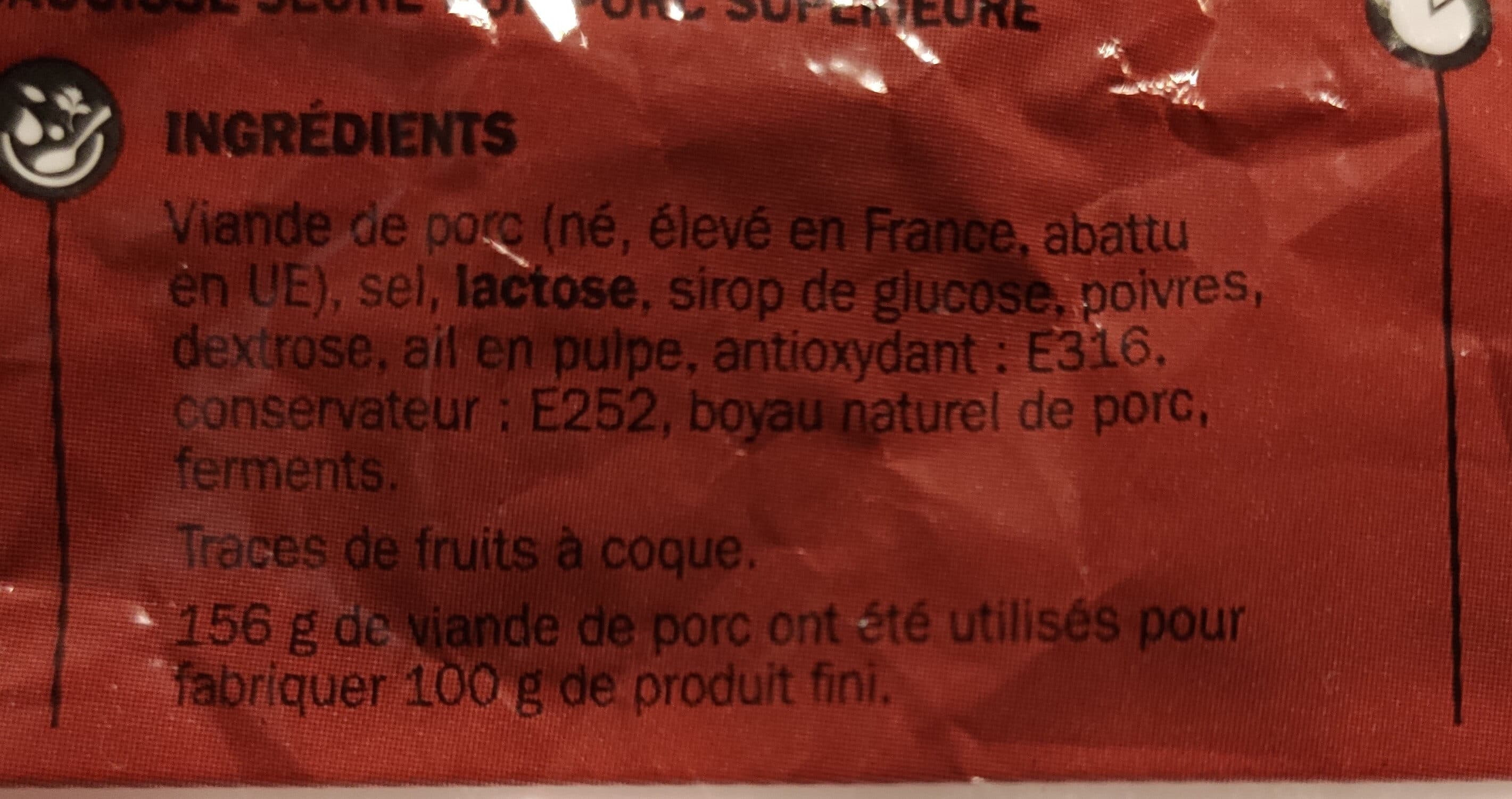 Marque Repère Saucisse sèche packshot