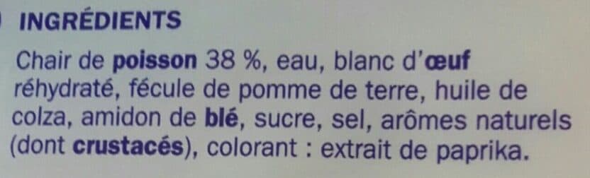 Marque Repère Bâtonnets de surimi packshot