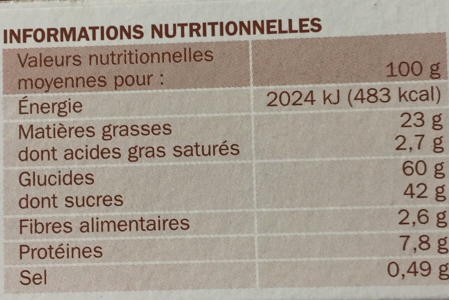 Marque Repère La Barquette Choco Noisette packshot