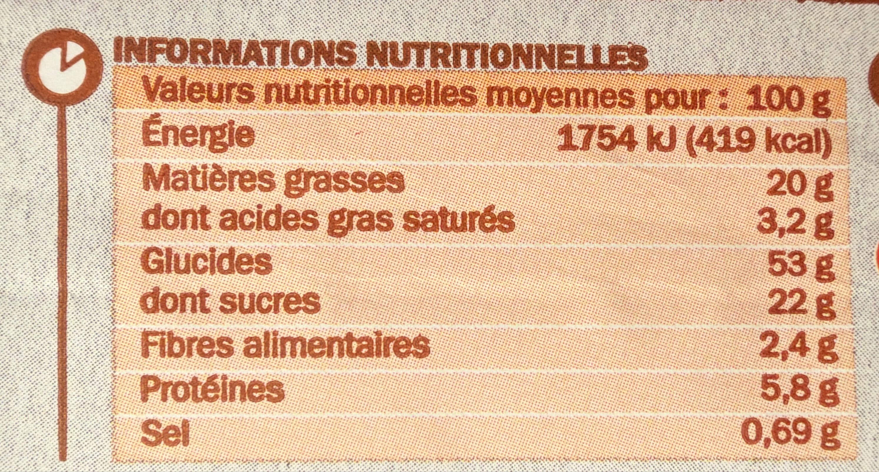 P'tit Déli Madeleines longues marbrées chocolat packshot