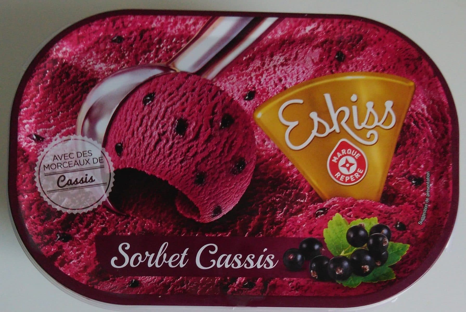 Marque Repère Sorbet cassis packshot