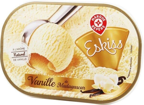 Marque Repère Vrac crème glacée vanille packshot